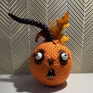 Joe Spencer Polka Dot Pumpkin Decor